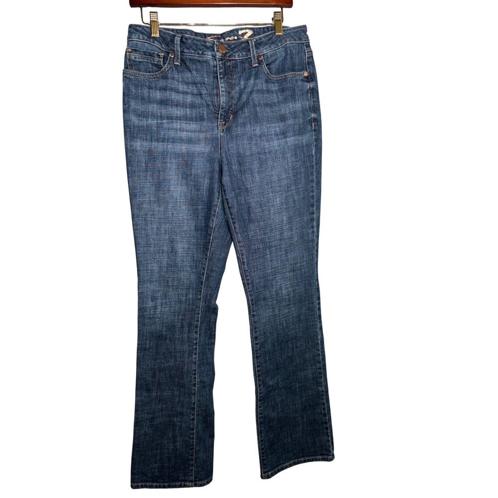 Seven7 Jeans Womens 10 High Rise Micro Bootcut Stretch 31" Inseam Casual Western